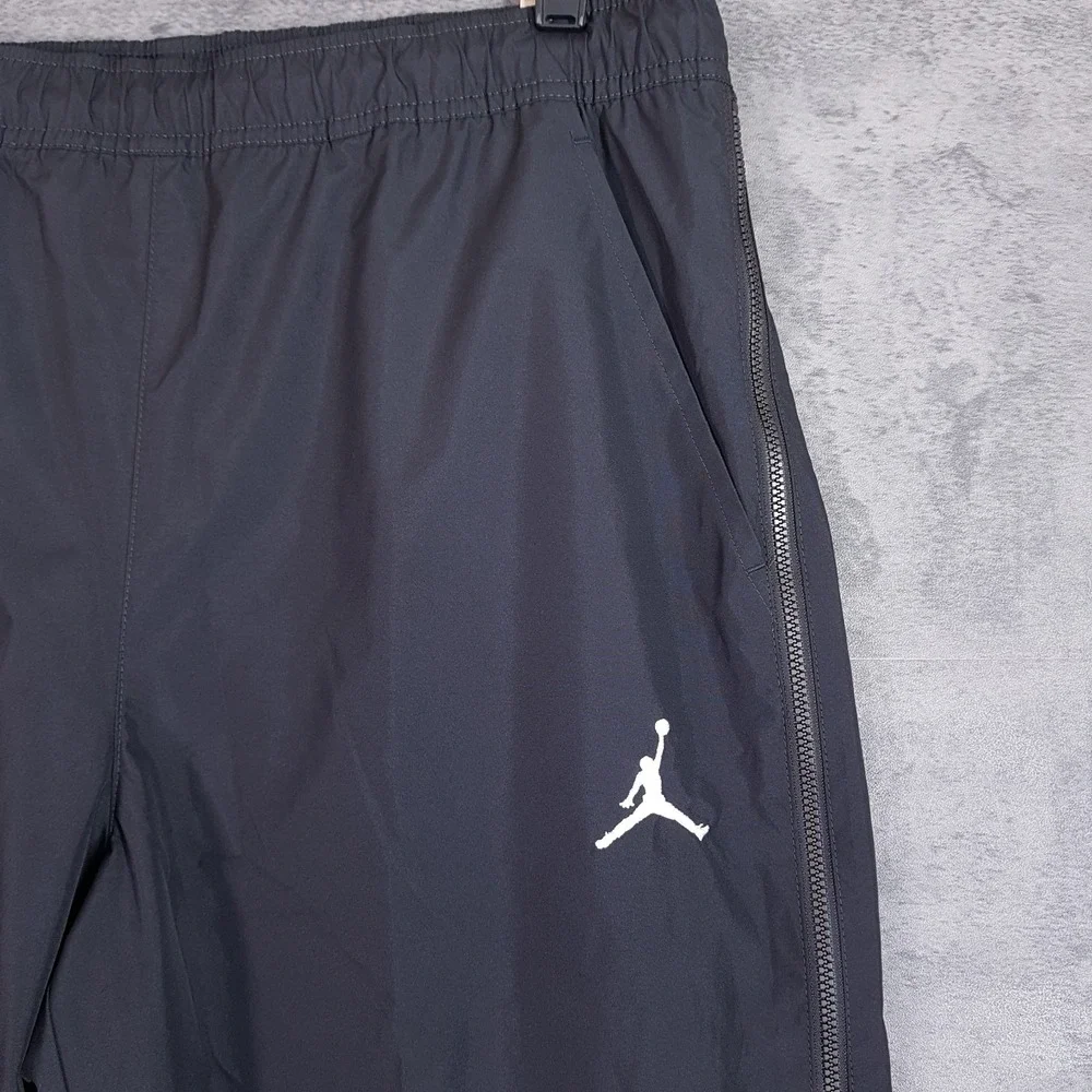 NIKE AIR JORDAN Flight Heritage Gore‎ Tex Windstopper Pants Mens MEDIUM Black